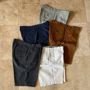 Lot of 34 waist 9 inch J Crew shorts